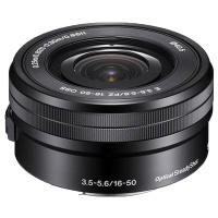 索尼(SONY)E PZ 16-50mm F3.5-5.6 OSS APS-C画幅变焦镜头 黑色(SELP1650)拆机版
