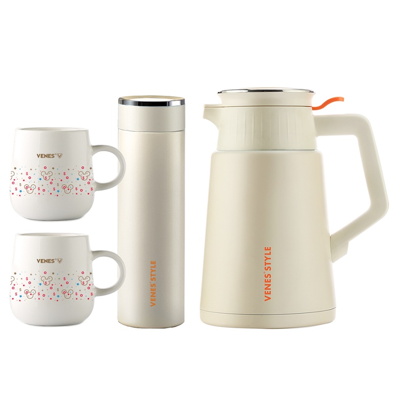 菲驰(VENES) 家用保温壶套装 FC603T 1600ML／500ML／400ML＊2 双层真空保温 单个价