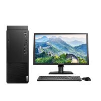 联想启天商用 M435台式电脑 21.5寸显示器 i3-10100 4G 256SSD LINUX 定制