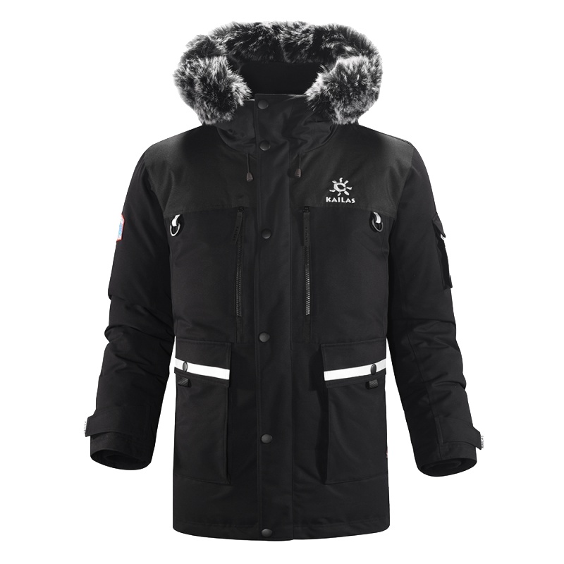Kailas凯乐石 男款防泼水连帽外穿保暖户外加厚羽绒外套