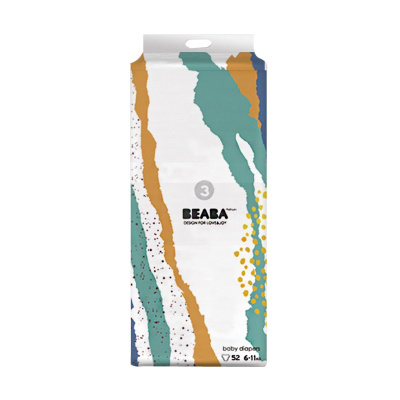 BEABA 炫彩纸尿裤M码52片