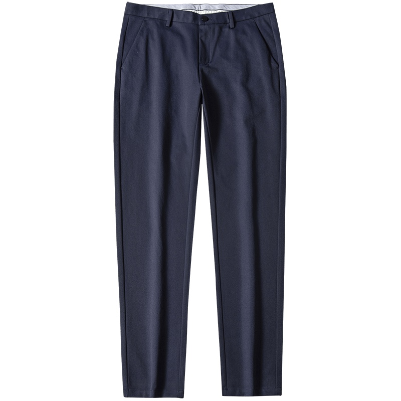 雅鹿男装男士时尚宽松休闲裤韩版商务直筒裤男修身裤子A19101925