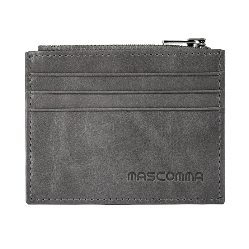 MASCOMMA油蜡皮卡包 零钱包8C225
