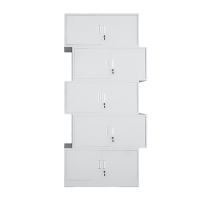 暖图家具 加厚分体五节档案柜钢制文件柜财务凭证资料柜多层NT-05WJG型