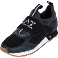 EMPORIO ARMANI EA7 阿玛尼 男士织物配皮等多种面料休闲运动鞋 X8X066 XK173