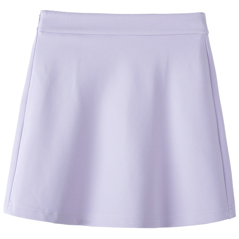 【满198减100预估价：21】森马秋冬高腰a字裙半裙女黑色半身裙短裙显瘦裙子针织配毛衣短款