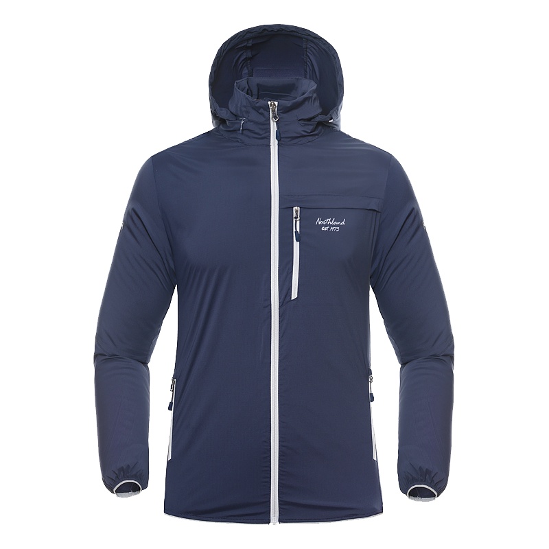 诺诗兰（NORTHLAND）运动户外男士连帽休闲防风外套GL065281