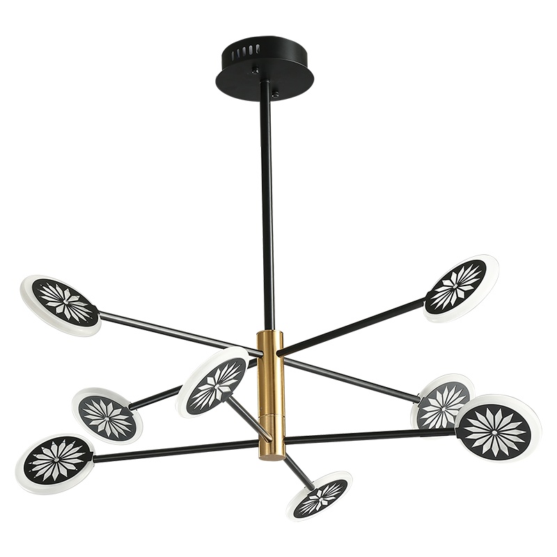 七只蚂蚁 北欧灯客厅灯餐厅吊灯 简约现代创意时尚铁艺咖啡吧台灯马卡龙灯具其他 带木马卡龙彩色吊灯多头铁艺 吊灯具1909