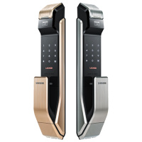 三星指纹锁原装进口指纹密码锁电子门锁室外门锁家用智能密码锁SHS-DP718