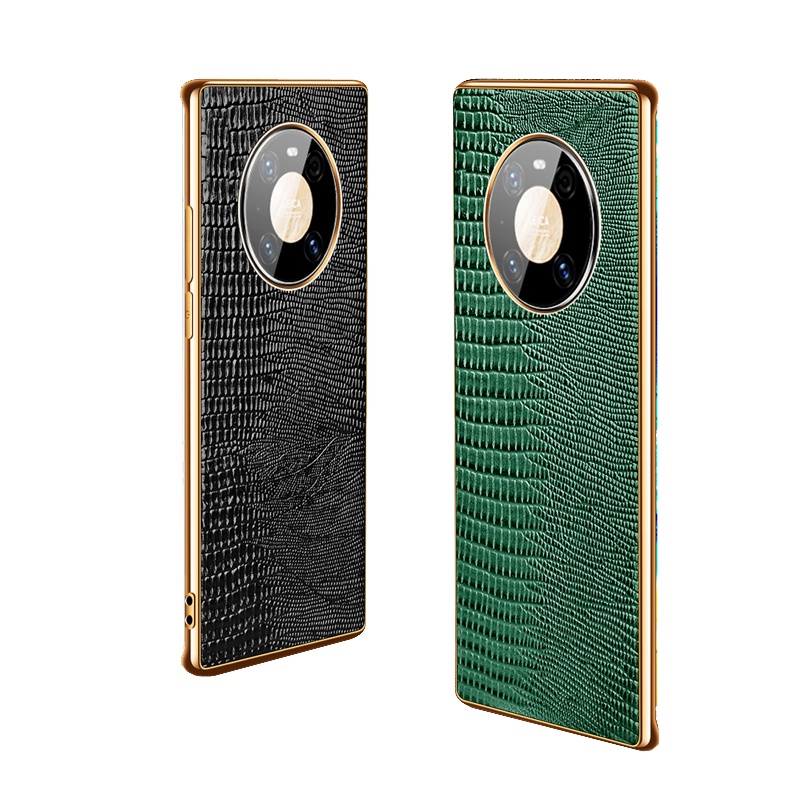 安美宝 华为mate40保时捷手机壳mate40RS蜥蜴纹mate40pro+皮套mata40保护套mate30pr