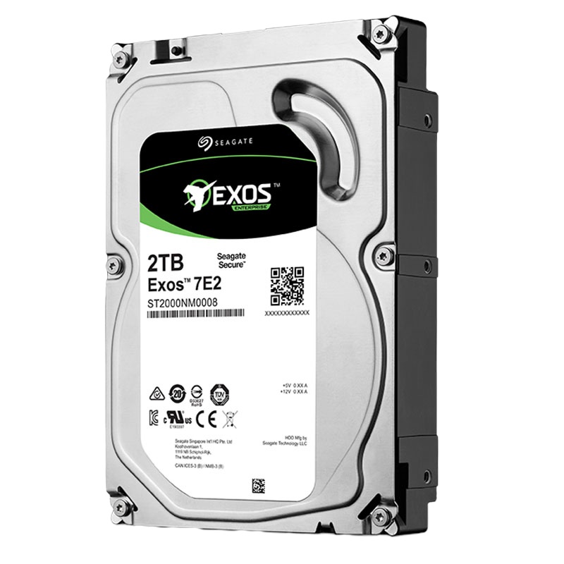 希捷(Seagate)2TB 128MB 7200RPM 企业级硬盘SATA接口希捷银河Exos 7E2系列
