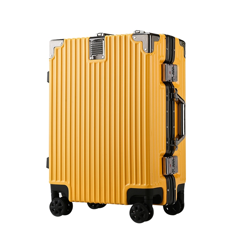 行李箱ins网红新款20寸女拉杆箱万向轮24男大容量铝框旅行箱潮流