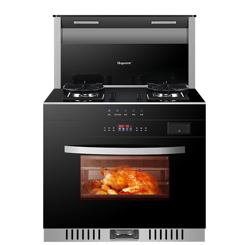 GUJIA顾家G17C集成灶一体灶变频家用消毒柜油烟机侧吸下排烟灶环保灶蒸烤箱