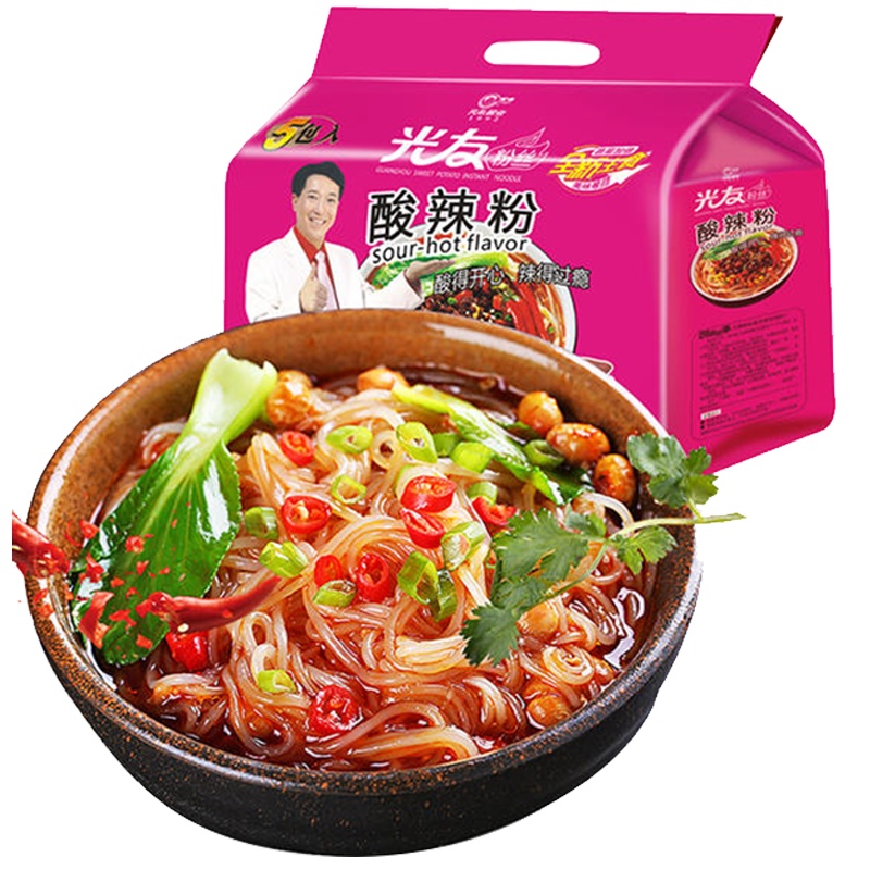 光友 酸辣粉丝五连包 酸辣味 105g*5袋/ 包