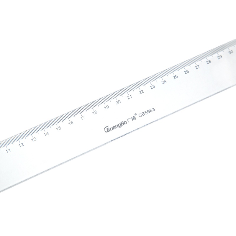 广博(GuangBo) CB5663 40cm直尺 塑料透明尺子 办公学习绘图测量工具仪尺 (单位:把)