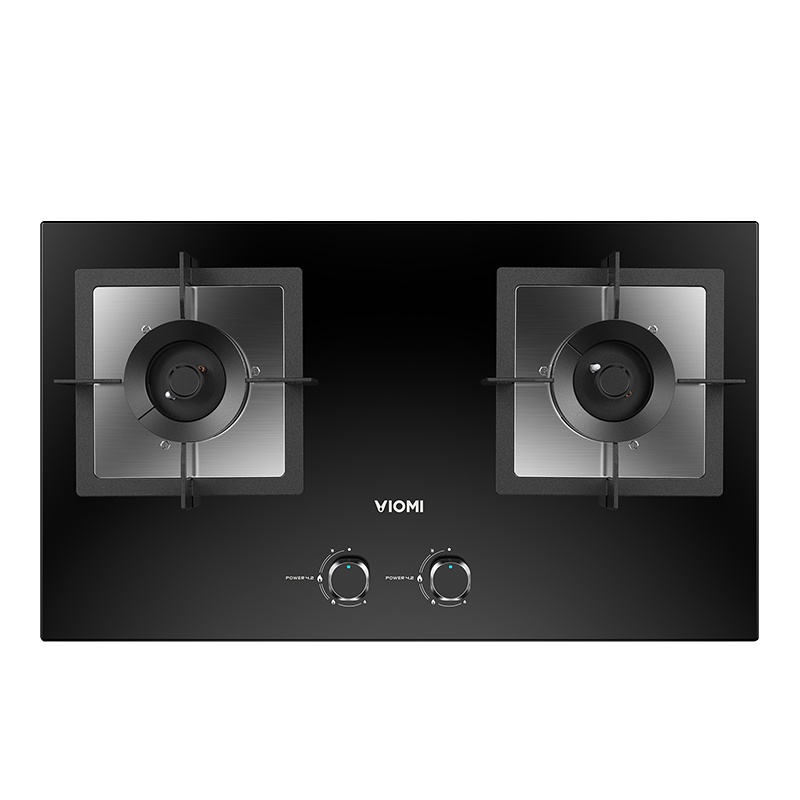小米(mi)米家燃气灶JZT-MJ01 钢化防爆玻璃面板大火力一级能效 双灶嵌入式 台嵌两用 燃气灶具(天然气)烟灶互联