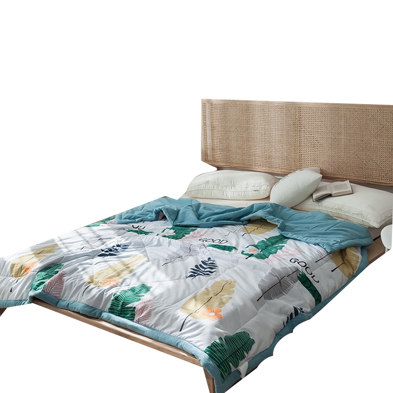 花花公子(PLAYBOY)水洗棉夏被-清新叶雨