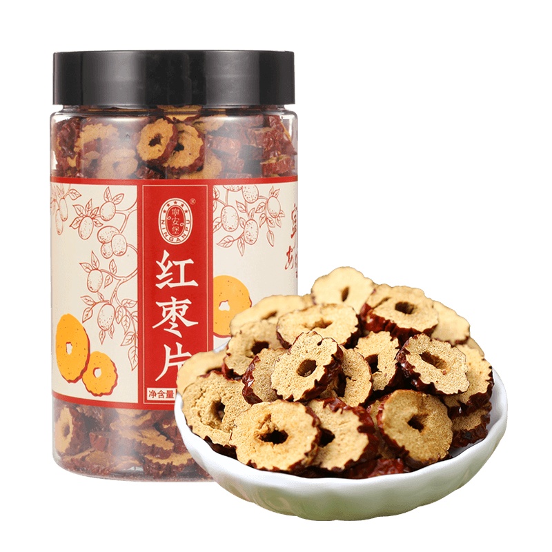 宁安堡香酥脆红枣干红枣片新疆若羌灰枣干无核酥脆泡茶150g瓶装