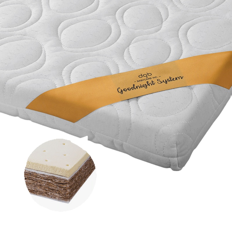 babycare婴儿乳胶床垫天然椰棕新生儿幼儿园宝宝拼接床四季床垫