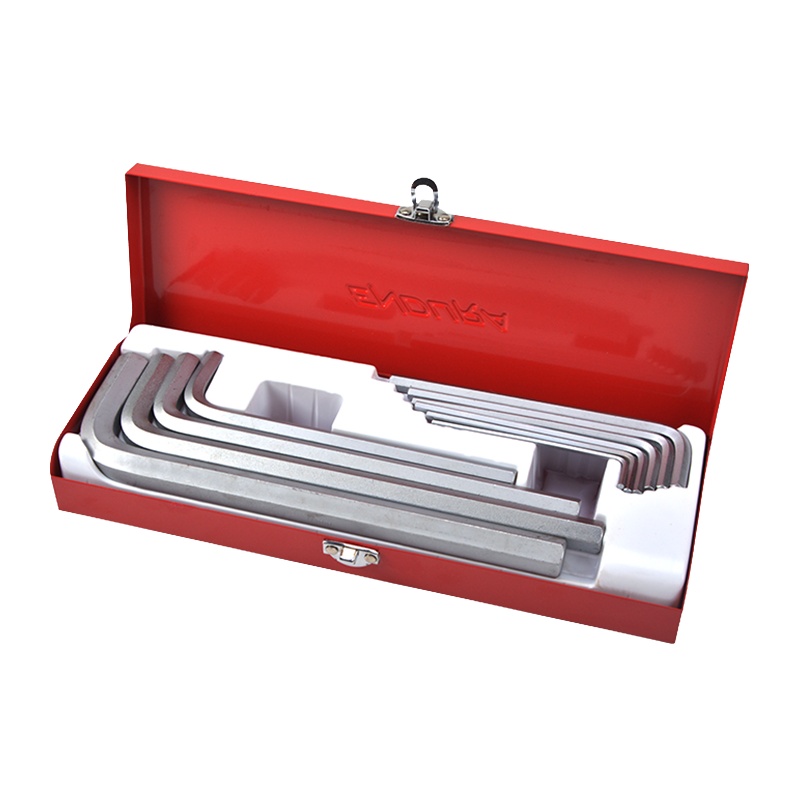 力易得(ENDURA)10件套公制加长平头内六角 内六角扳手组套 E1582 1套