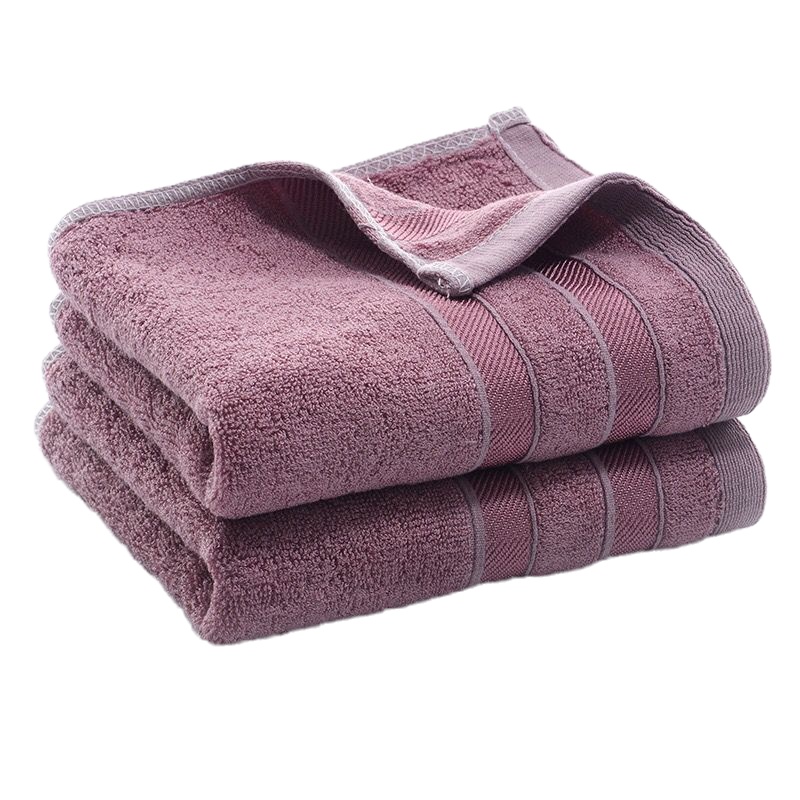 竹炭纤维毛巾浴巾套装竹纤维成人儿童男女浴巾加大加厚柔软吸水|断档豆沙紫 浴巾一条