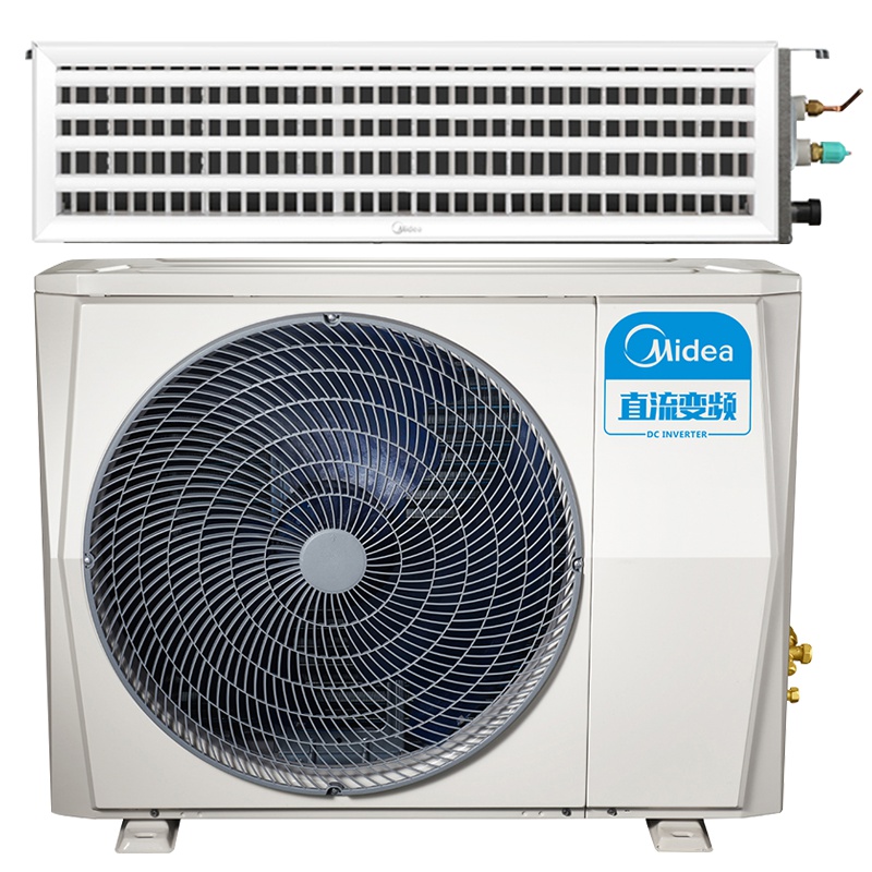 美的风管机一拖一 3匹家用中央空调 变频 0元安装 GRD72T2W/BP2N1-TR