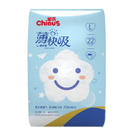 雀氏(Chiaus)薄快吸拉拉裤 学步裤 超薄纤薄透气 瞬吸干爽 强力锁水 不易起坨断层 L22片