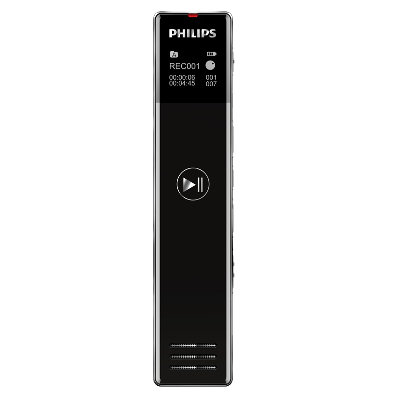 飞利浦(PHILIPS)VTR5101 8GB 录音笔 商务会议 学习记录 校园广播 复读 跟读 变速