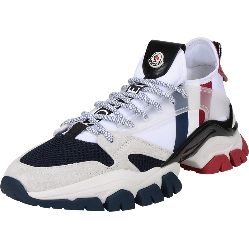 MONCLER 盟可睐 男士 织物配皮休闲鞋运动鞋 4M71640 02S16