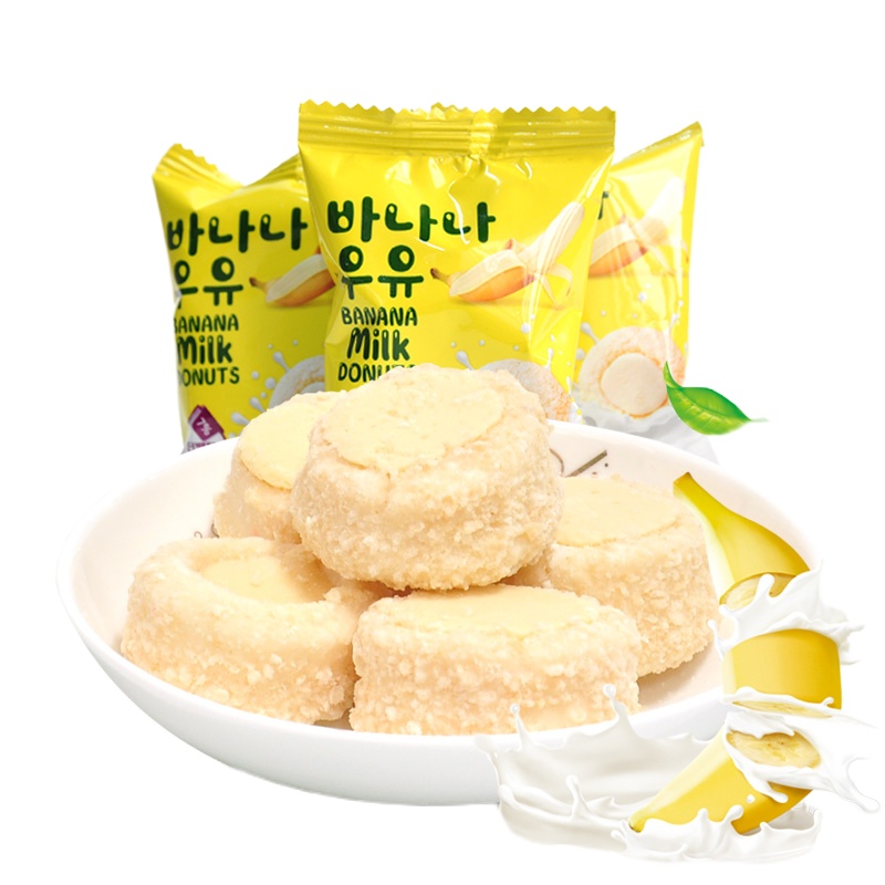 众星(mostar) 香蕉牛奶甜甜圈60包约600克