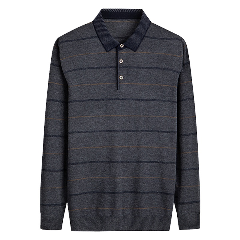 红豆旗下相思鸟(xiangsiniao)中老年男装新品时尚百搭商务休闲男针织毛衫