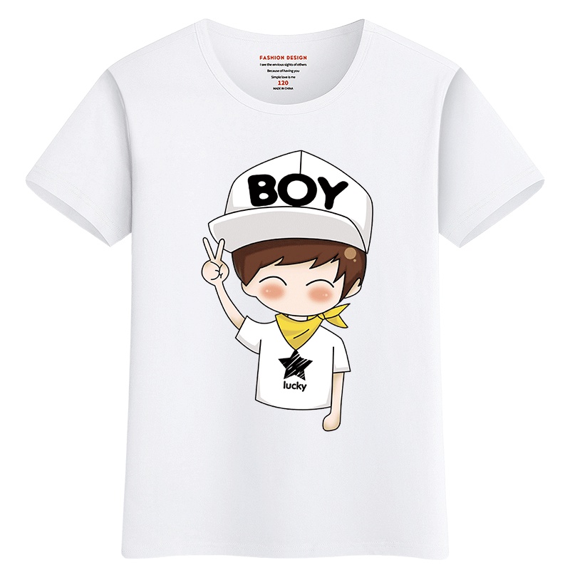男童夏装短袖T恤2019新款男孩韩版半袖小学生纯棉宽松上衣打底衫