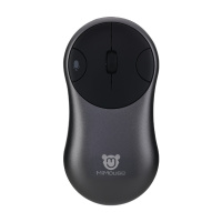 科大讯飞(iFLYTEK)咪鼠智能语音鼠标 曜石黑 语音打字控制翻译无线办公充电便携鼠标