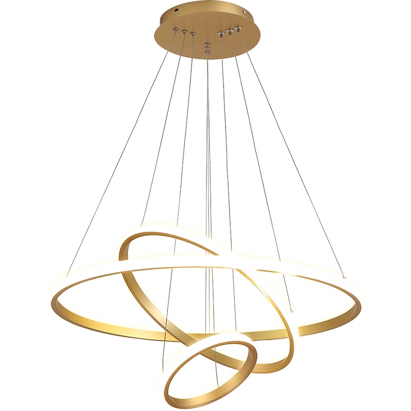 飞莺轻奢客厅灯吊灯现代简约环形卧室灯餐厅吧台灯客厅饭厅灯北欧灯具