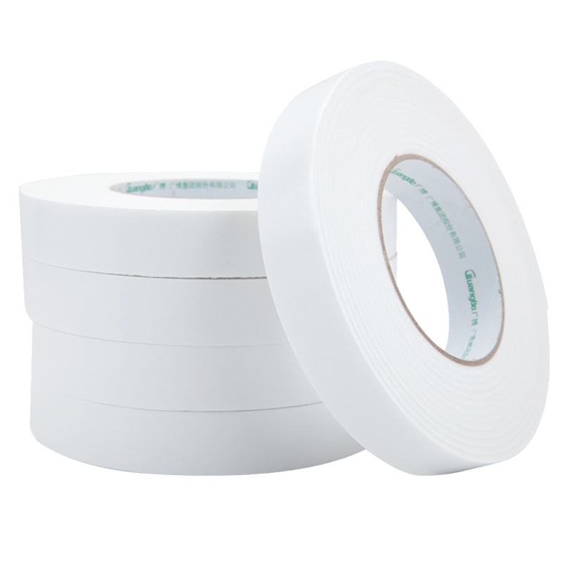 广博(GuangBo)HM-3双面海绵胶带 12卷 24mm*5y 泡沫胶带 两面胶双面胶 泡棉双面胶带 隐形胶带