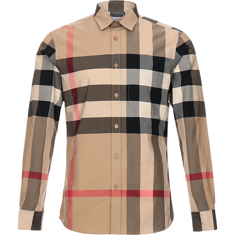 BURBERRY 博柏利 男款棉质长袖衬衫 80102131