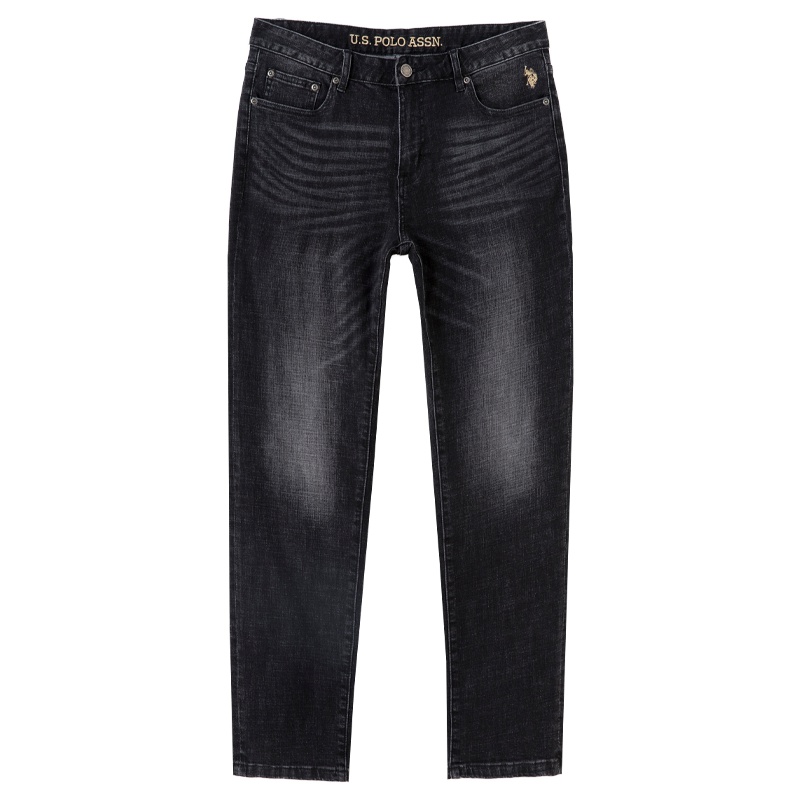 U.S. POLO ASSN.牛仔裤男秋长裤休闲工装裤透气2019新款潮流裤子