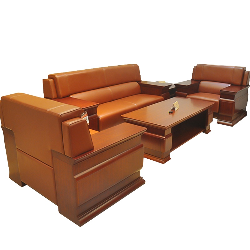 鸿业盛大(HONG YE SHENG DA)优质西皮高密度海绵办公沙发