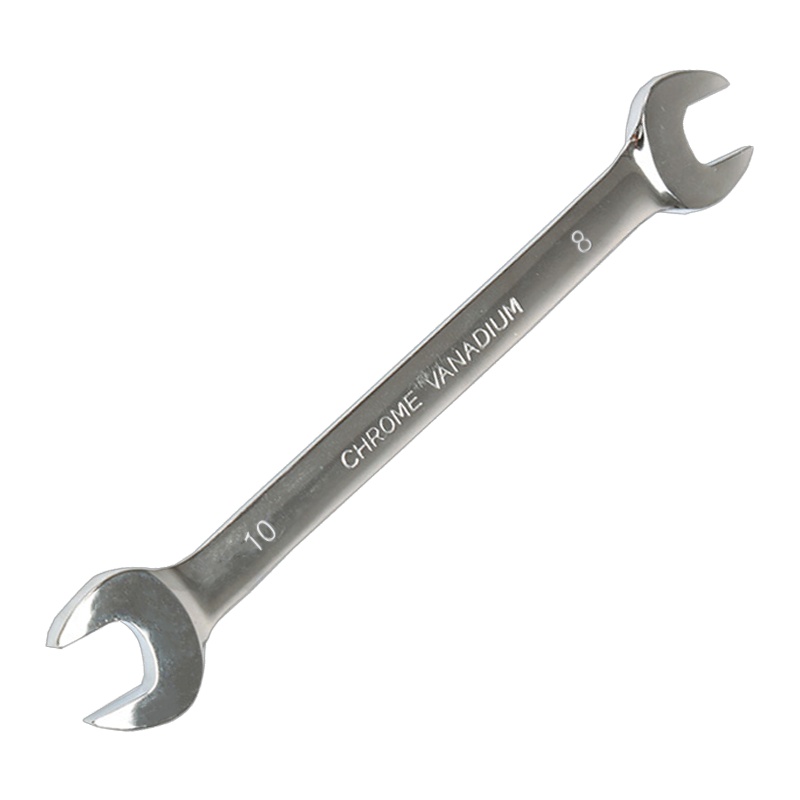 万克宝镜面全抛光双开扳手开口扳手 8*10mm W073045