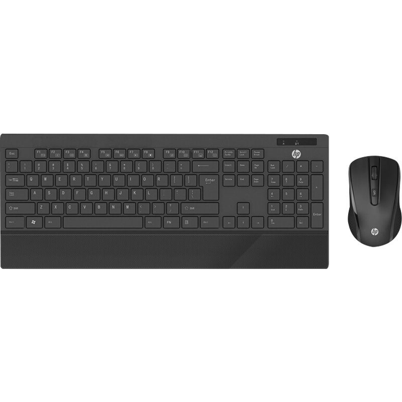 惠普(HP)CS900 无线键鼠套装 办公无线鼠标+无线键盘 黑色