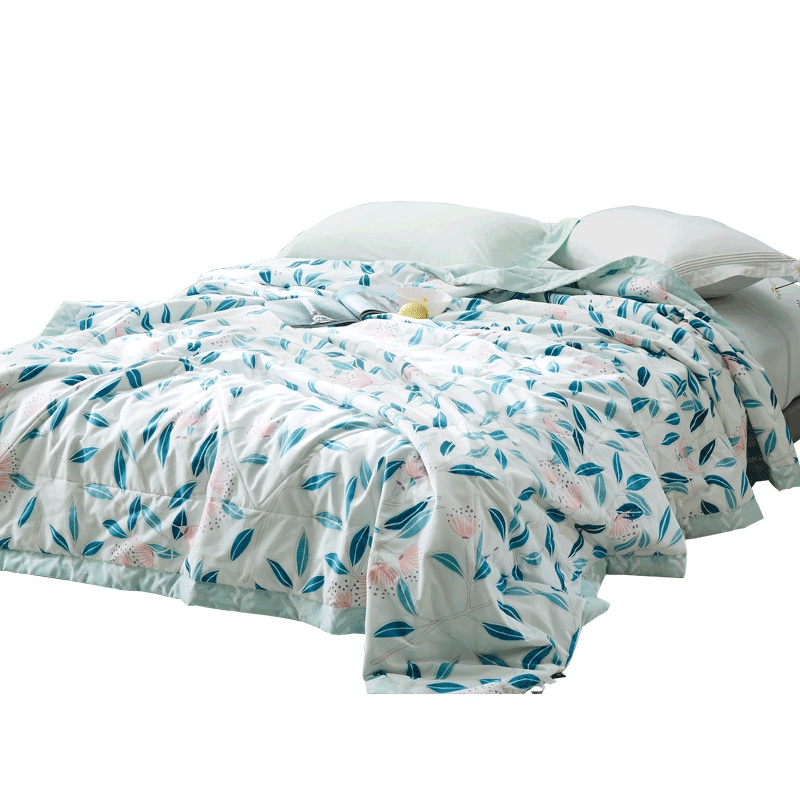 恒源祥全棉空调被夏被纯棉夏凉被单双人夏季薄被子可水洗空调夏被