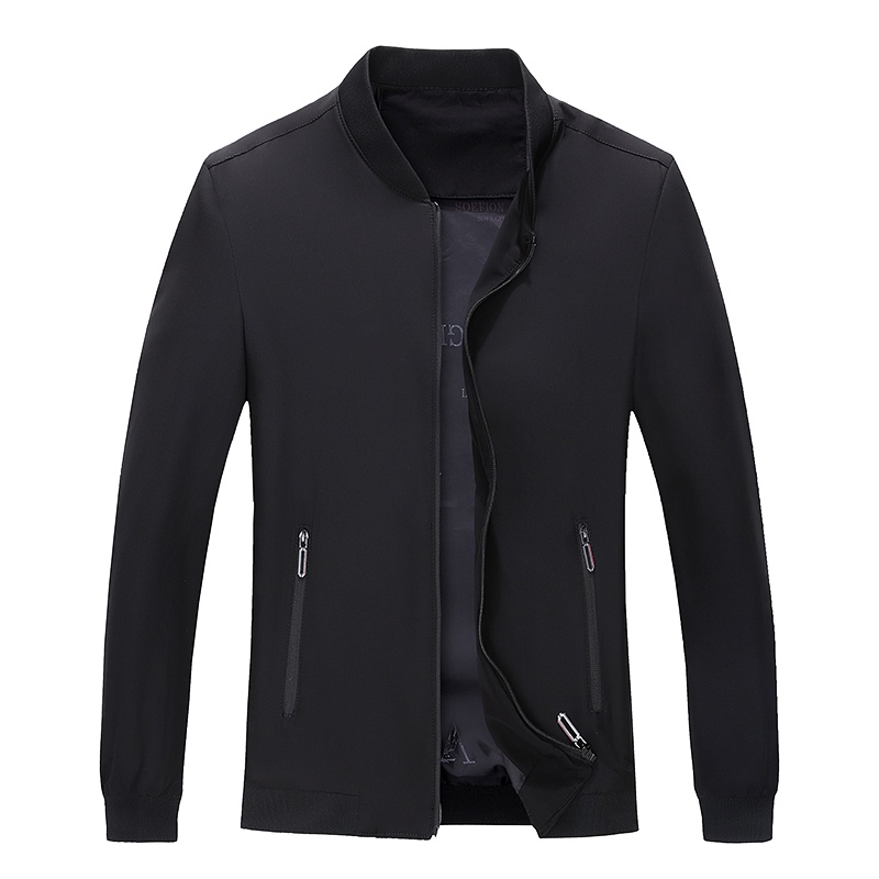 恒源祥男士夹克2020新款青年男装休闲秋拉链上衣夹克外套