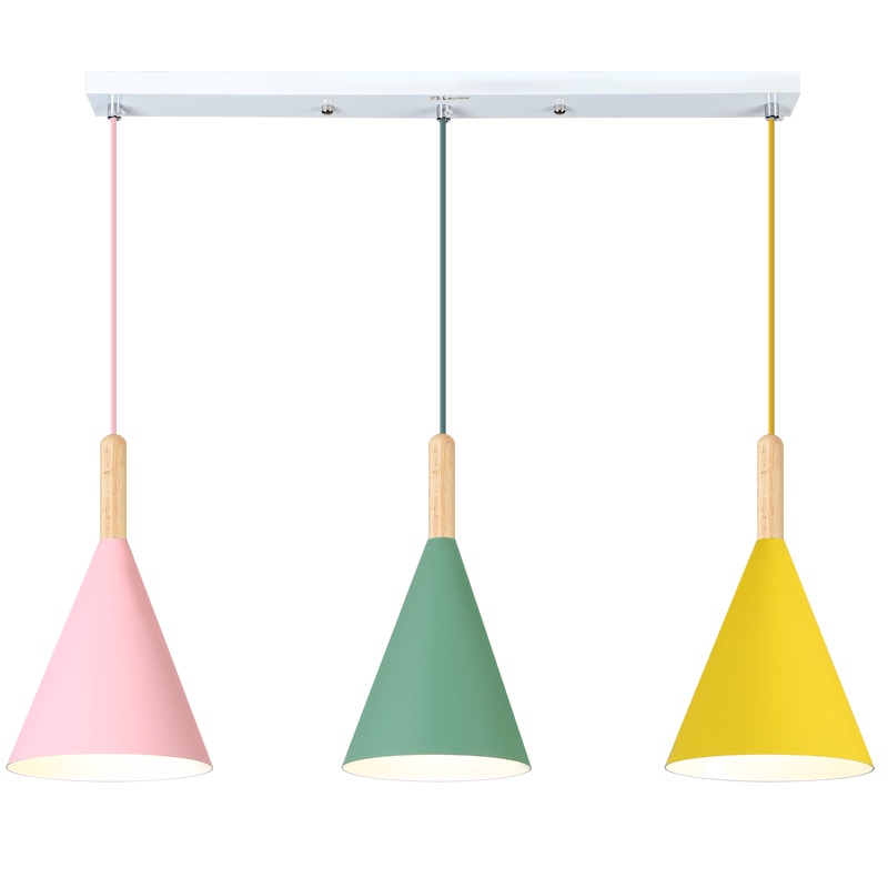 FSL 佛山照明 北欧现代餐厅吊灯创意三头艺术铁艺吧台个性灯饰灯具 灯饰