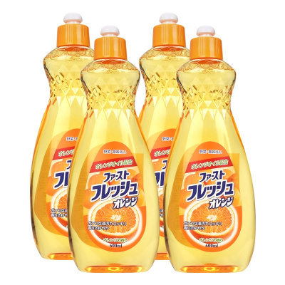 美洁卫香橙洁净洗洁精600ml四瓶装组合