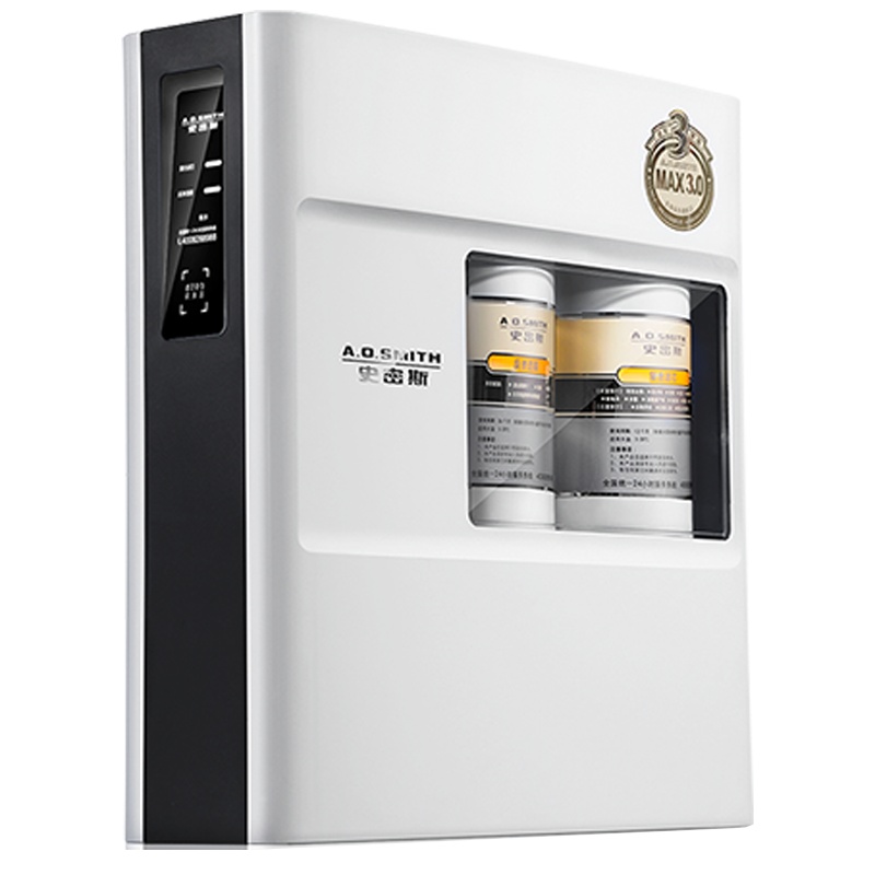 AO史密斯(A.O.Smith)厨下式家用直饮净水器R400XA7 小体积 1.2升大流量 净水机 纯水机