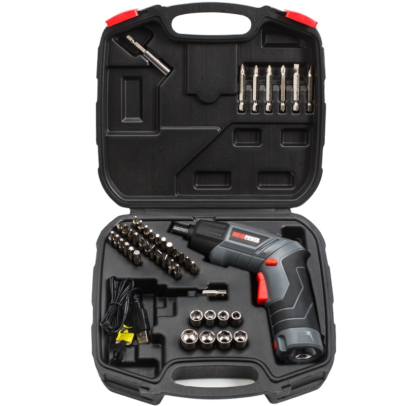 尼奥动力（neopower）锂电电动螺丝刀充电式3.6V电动起子机家用电动工具手电钻小型螺丝批迷你电转套装