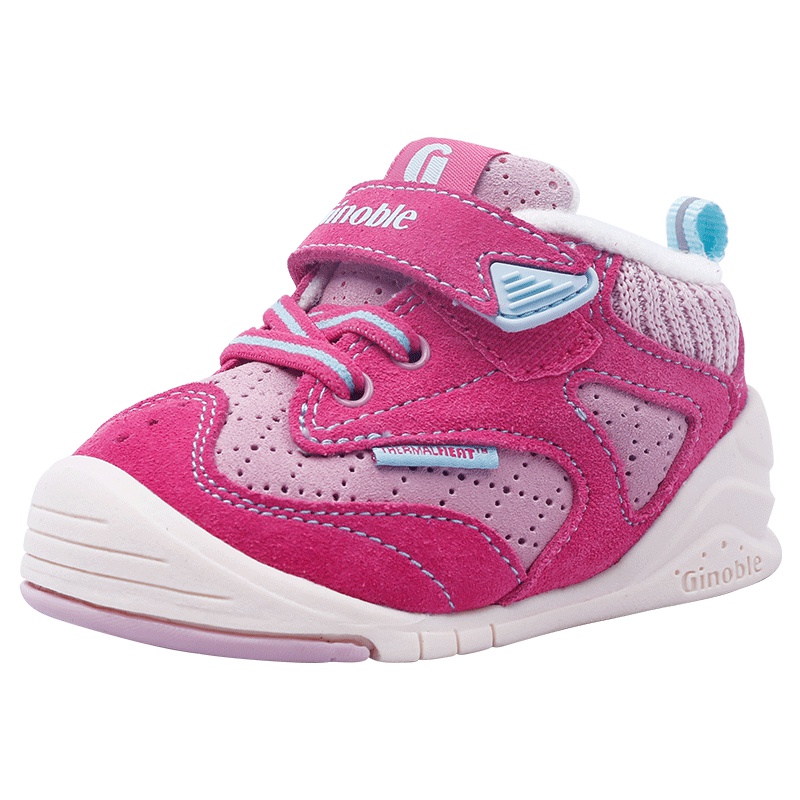 基诺浦童鞋TXGB1706女宝宝婴儿步前鞋男童棉鞋关键鞋机能鞋软底冬