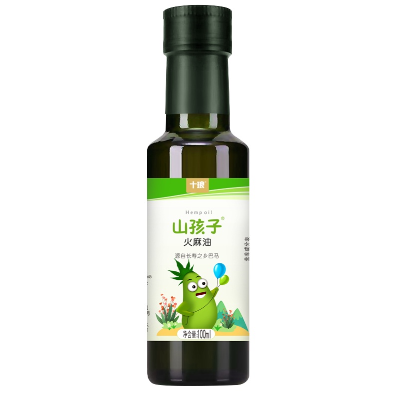 十琅巴马特级火麻油纯火麻仁油初榨火麻子油正品非一级拌蜂蜜水食用