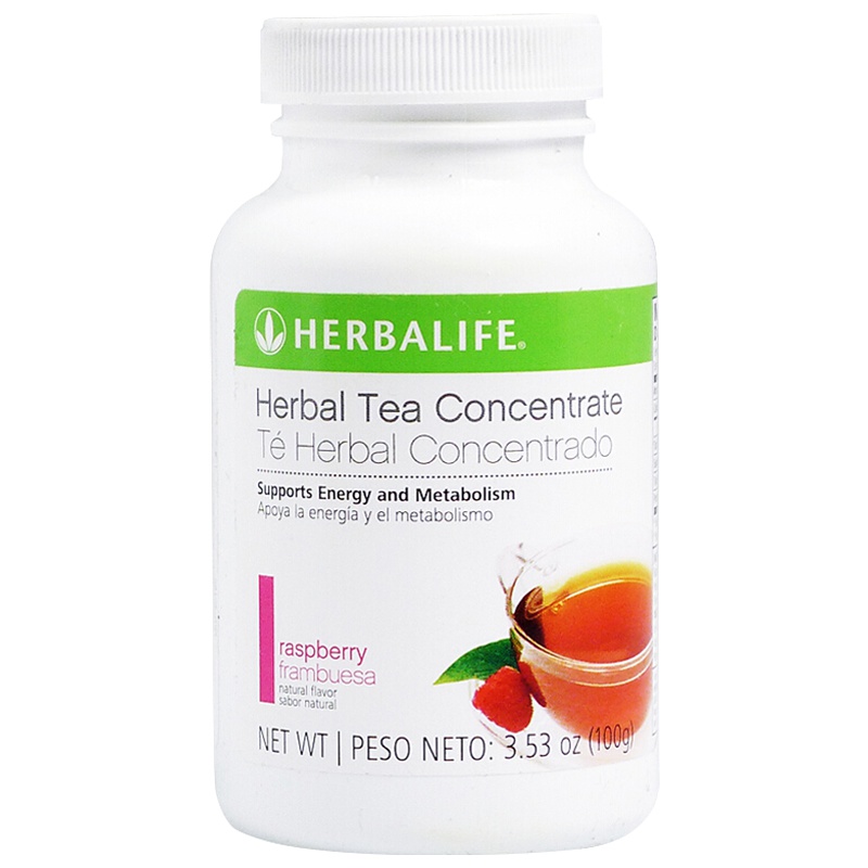 康宝莱(herbalife)草本浓缩速溶茶饮100g/瓶装 美国懒人木莓味 膳食营养补充剂 预售1周后发
