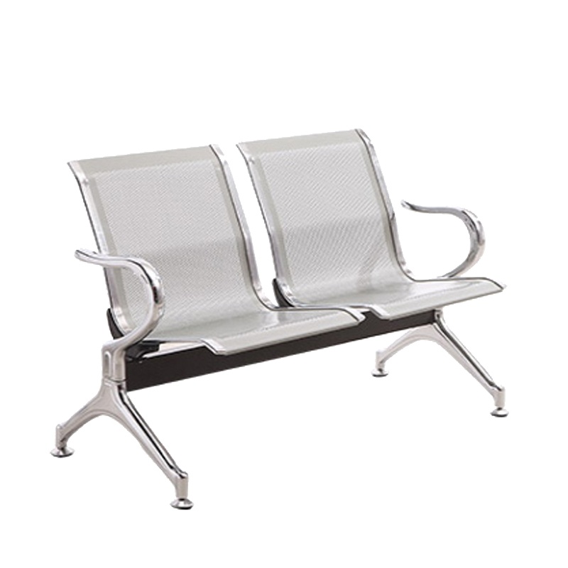 富和美(BNF)钢制连排椅 机场有扶手车站候车椅 银行等候椅 车站排椅 双人位